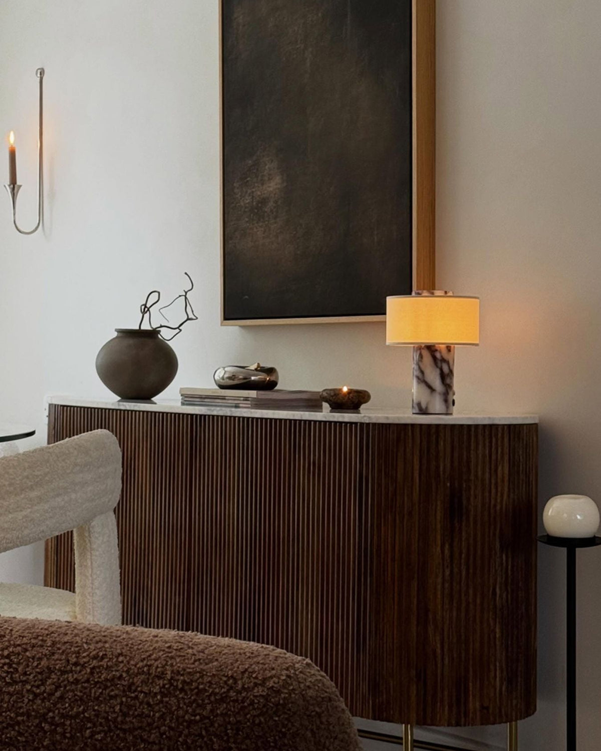 Auríe | Portable Lamp Style Calacatta Viola