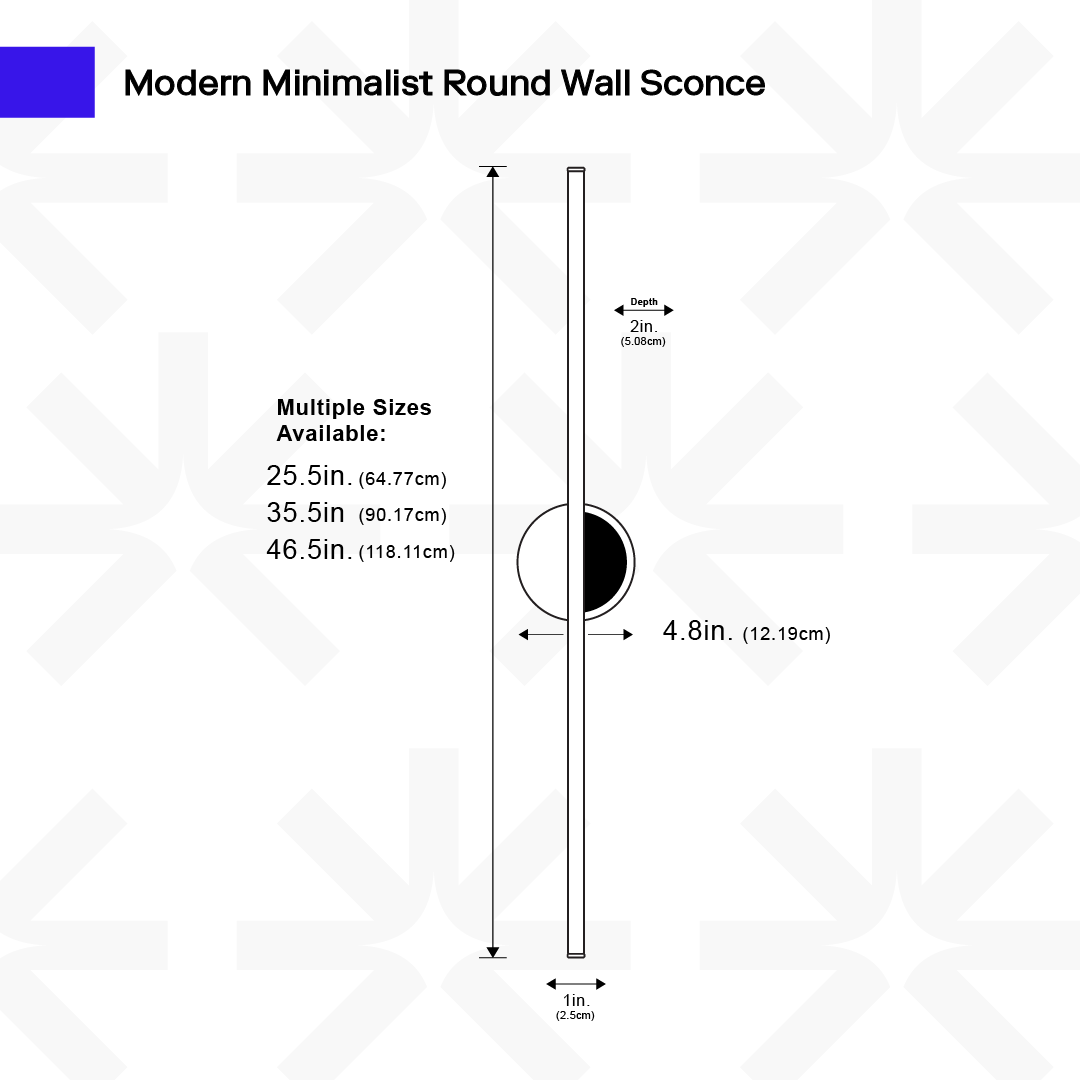 Round Sconce Open Box