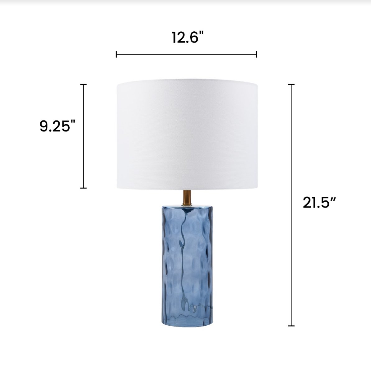 Deniz Glass Table Lamp (Set of 2)