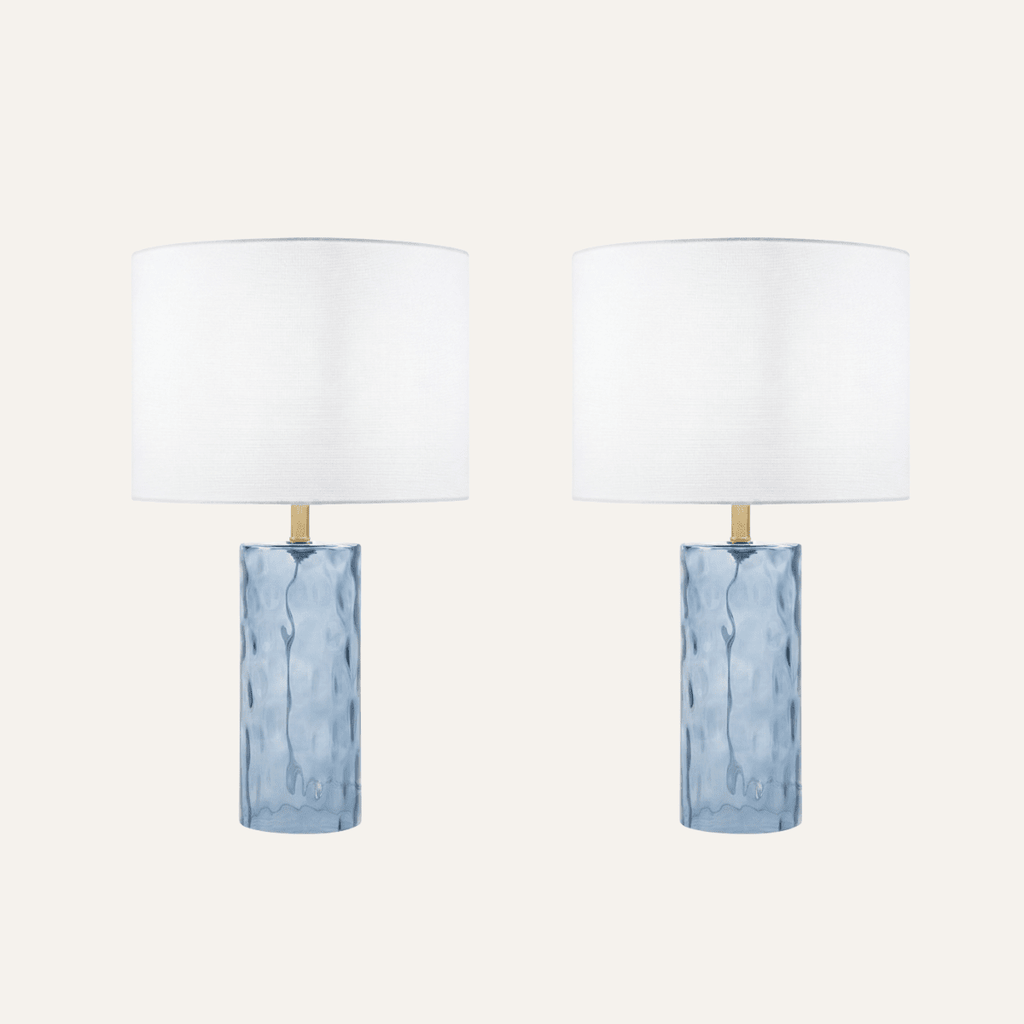 Deniz Glass Table Lamp (Set of 2)