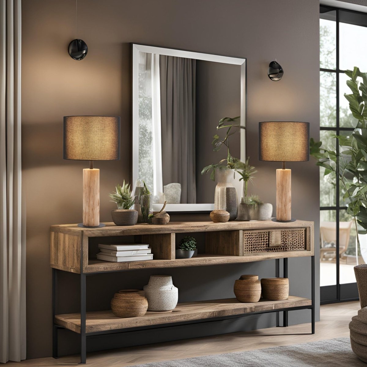 Lignis Table Lamp (Set OF 2)