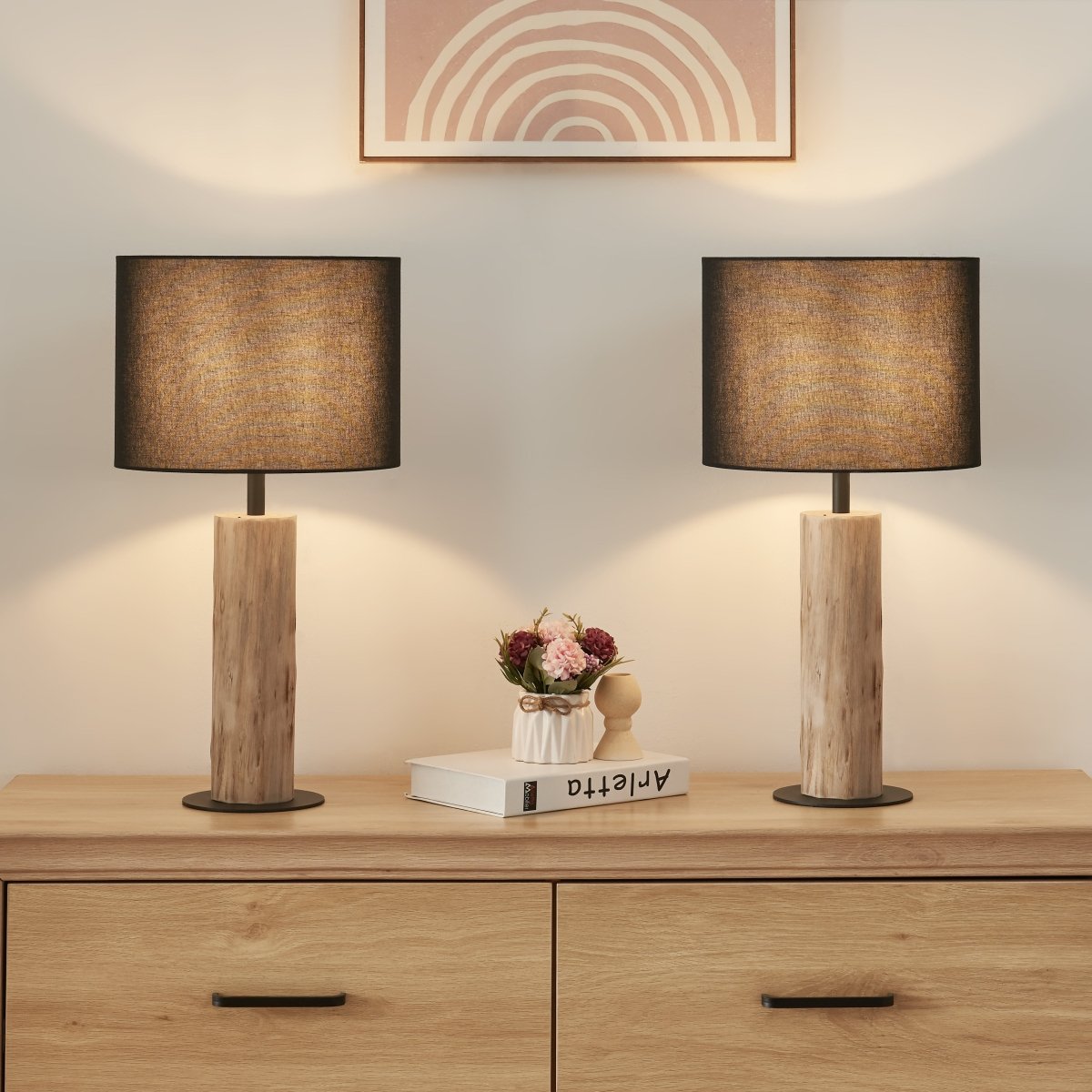 Lignis Table Lamp (Set OF 2)