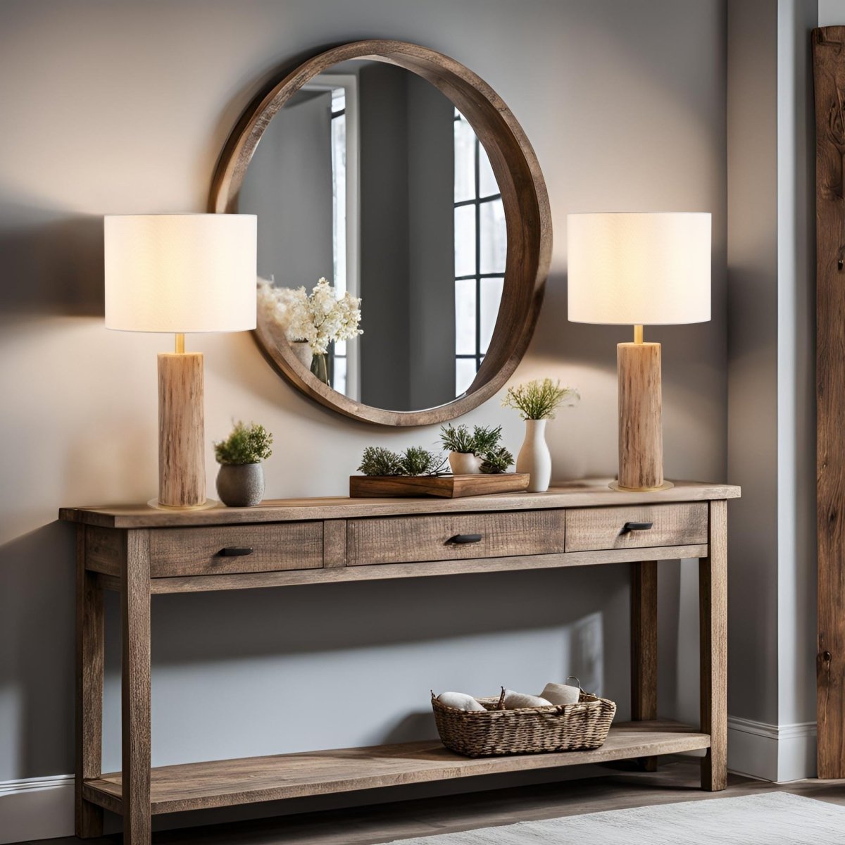 Lignis Table Lamp (Set OF 2)